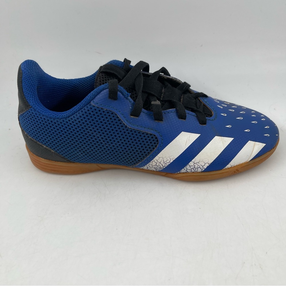 Adidas Unisex Kids Predator Freak .4 in Sala J - Size 1 - Blue Sneakers Shoes